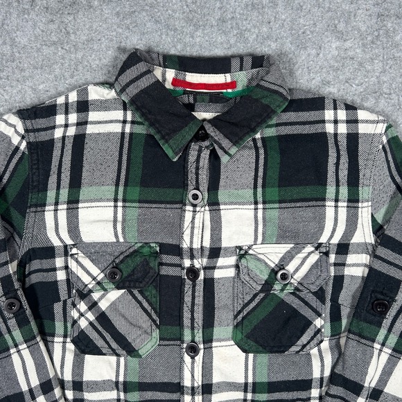 Superdry Flannel Shirt Mens Xs multi colour Plaid Long Sleeve Button down - Picture 9 of 16